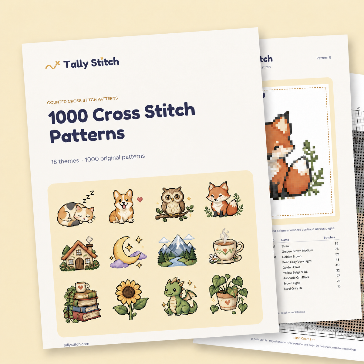 1000 Tally Stitch Bundle